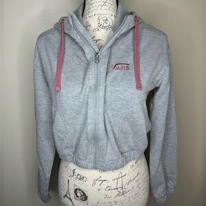 Vans Off The Wall Cropped Hoodie Sweatshirt